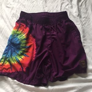 Tie-Dye workout shorts